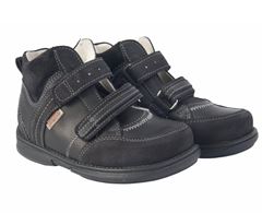 Memo Polo, velcrosko, sort - sko med ekstra støtte