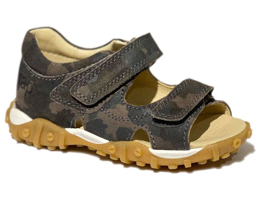 Køb sandaler i grey army med god stabilitet!