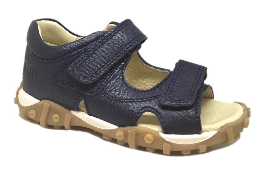 Tæmme henvise Virksomhedsbeskrivelse Køb ArautoRAP navy sandaler i skind med god hælstøtte