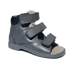 Dawid sandal, grå/sort - sandal med ekstra støtte