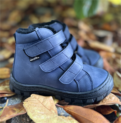 Aurelka vinterstøvler, blå nubuck - med ekstra støtte