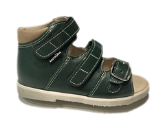 Aurelka sandal, skov grøn m/1 spænderem - sandal med ekstra støtte