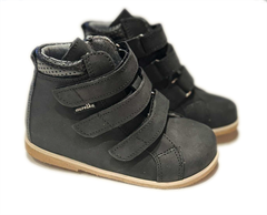 Aurelka velcrosko, sort - sko med ekstra støtte