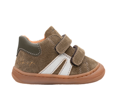 BabyBotte Argo S. velcro sneakers, støvet kaki