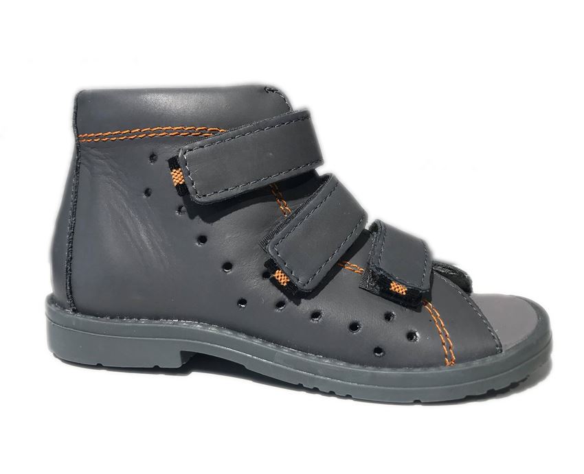 ortopædiske sandaler, grå med støtte Godesko
