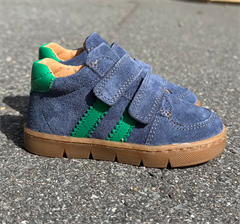 BabyBotte Farel velcro sneakers, blå/grøn