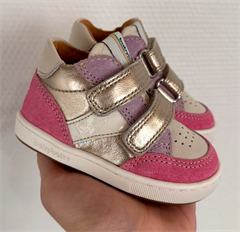 BabyBotte Formidable velcro sneakers, guld/pink