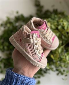 BabyBotte Francine zip - snøresko m/lynlås, rosa/pink