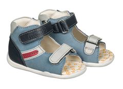Memo Miki sandal, blå - sandal med ekstra støtte