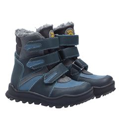 Memo Davos vinterstøvler med ekstra støtte, grå/blå