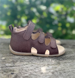 Velcrosandal 'ala BabyBotte', mørkebrun