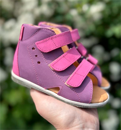 Aurelka sandal, lilla/pink - sandal med ekstra støtte