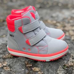 Vandtætte basketstøvler - med god støtte, softgrey / neon pink