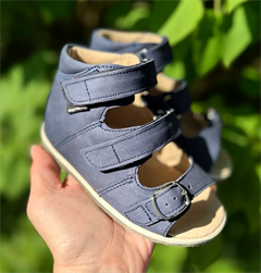 Aurelka sandal, navy m/1 spænderem - sandal med ekstra støtte