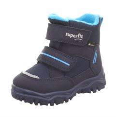 Superfit vinterstøvler m/Goretex, mørkeblå/lyseblå