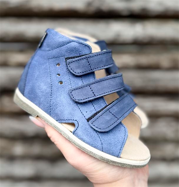 Aurelka sandal, navy blå - sandal med ekstra støtte